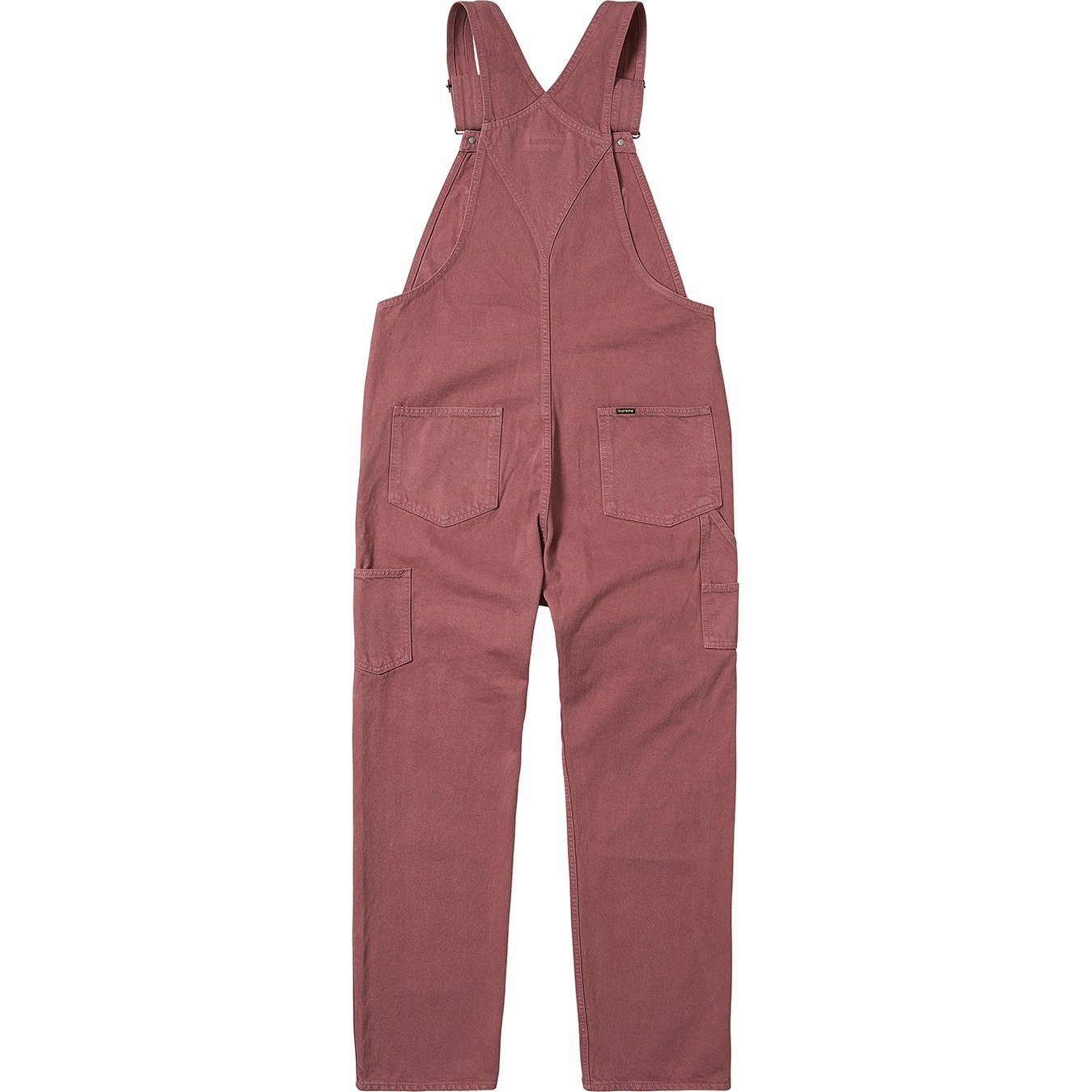 Washed Denim Overalls view 7